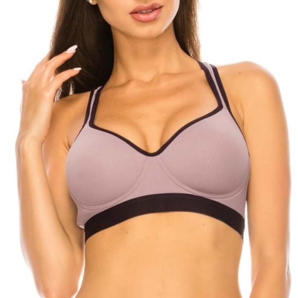 Youmita Seafog 38C Caged Back Sports Bra NWT